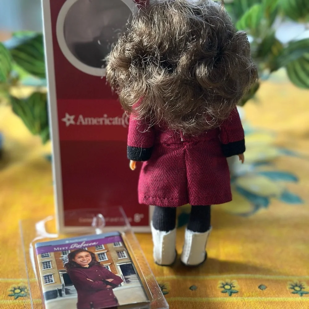 Vintage American Girl Mini Rebecca Doll 6” With Box Book Retired NWT